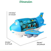 Airliner Musical Aircraft with Light & Sound | 8811-16 Multifunctional Airplane
