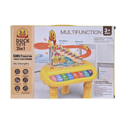 2-in-1 Multifunction Early Education & Duck Slide Piano Set