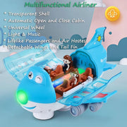 Airliner Musical Aircraft with Light & Sound | 8811-16 Multifunctional Airplane