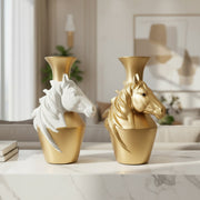 Luxury Horse Head Decorative Vase