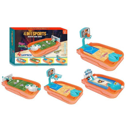 4 games in 1 set: football, basketball, competitive shooting & bowling