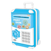 Kids Trolley Case Money Bank with Light & Music | WF-3003 Money Box in Multicolor