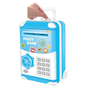 Kids Trolley Case Money Bank with Light & Music | WF-3003 Money Box in Multicolor