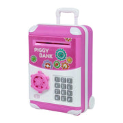Kids Trolley Case Money Bank with Light & Music | WF-3003 Money Box in Multicolor