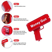 Electric Money Gun Cash Shooter Toy | WF-3011 Money Gun 