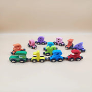 Magnetic Wooden Numerical Train | Educational Toy