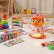 Battery Operated Dancing Duck with Light & Music for Kids