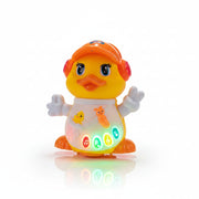 Battery Operated Dancing Duck with Light & Music for Kids