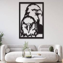 Wooden Eagle Frame