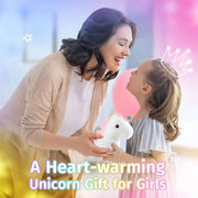 Cute Unicorn Silicone LED Night Lamp | XR-2306 Rechargeable Night Light