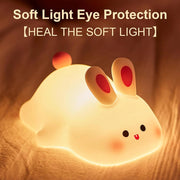 Cute Rabbit Silicone Rechargeable Night Lamp | XR-2313 Color Changing Lamp