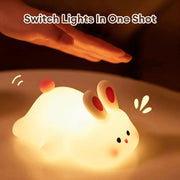 Cute Rabbit Silicone Rechargeable Night Lamp | XR-2313 Color Changing Lamp