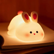 Cute Rabbit Silicone Rechargeable Night Lamp | XR-2313 Color Changing Lamp