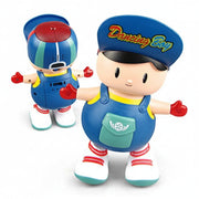 Battery Operated Dancing Boy Toy with Light & Music