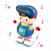 Battery Operated Dancing Boy Toy with Light & Music