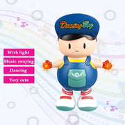 Battery Operated Dancing Boy Toy with Light & Music