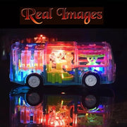 Wonder Gear Bus Transparent with Colorful Lights & Music