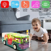 Wonder Gear Bus Transparent with Colorful Lights & Music