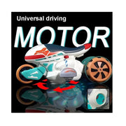 Electric Drift Motor Car Stunt Bike with Lights & Music | YJ388-72 360° Rotating Wheel