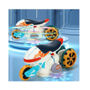 Electric Drift Motor Car Stunt Bike with Lights & Music | YJ388-72 360° Rotating Wheel