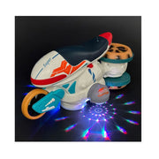 Electric Drift Motor Car Stunt Bike with Lights & Music | YJ388-72 360° Rotating Wheel