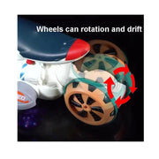 Electric Drift Motor Car Stunt Bike with Lights & Music | YJ388-72 360° Rotating Wheel