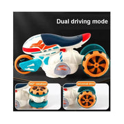 Electric Drift Motor Car Stunt Bike with Lights & Music | YJ388-72 360° Rotating Wheel