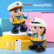 Kids Rechargeable Electric Dancing Male Police Toy
