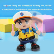 Kids Rechargeable Electric Dancing Male Police Toy