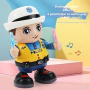 Kids Rechargeable Electric Dancing Male Police Toy