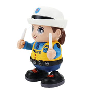 Kids Rechargeable Electric Dancing Male Police Toy