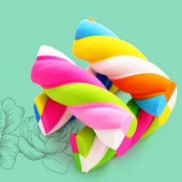Spiral Erasers Bright Colors ZD6502