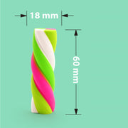 Spiral Erasers Bright Colors ZD6502