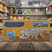 Remote Control Walking Crocodile Toy with Lights & Music