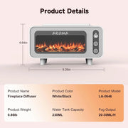 Aroma Fireplace Flame Air Humidifier