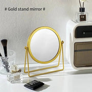 Elegant Round Tabletop Vanity Mirror