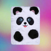 Panda Theme Plush Cover NoteBook