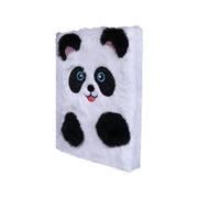 Panda Theme Plush Cover NoteBook