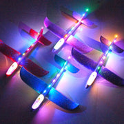 Throwing Foam Plane with LED Light