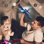 Throwing Foam Plane with LED Light