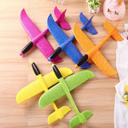 Throwing Foam Plane with LED Light