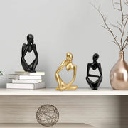 Thinker Style Abstract Sculptures Statue