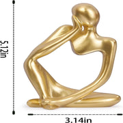 Thinker Style Abstract Sculptures Statue
