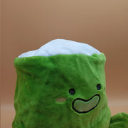 Cute Panda Plush Toy with Bamboo Pouch