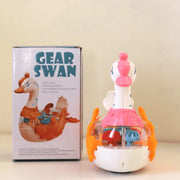 Transparent Gear Swan with Light & Sound
