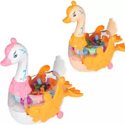 Transparent Gear Swan with Light & Sound