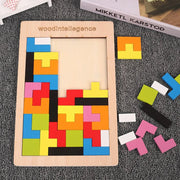 Colorful Wooden Tangram Puzzle