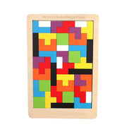 Colorful Wooden Tangram Puzzle