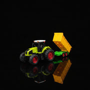 Remote Control Farm Tractor with Dump Trailer – Rechargeable RC Agricultural Vehicle Toy for Kids