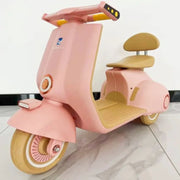 Rechargeable Vespa Style Ride On Bike | Fiber Body Vespa